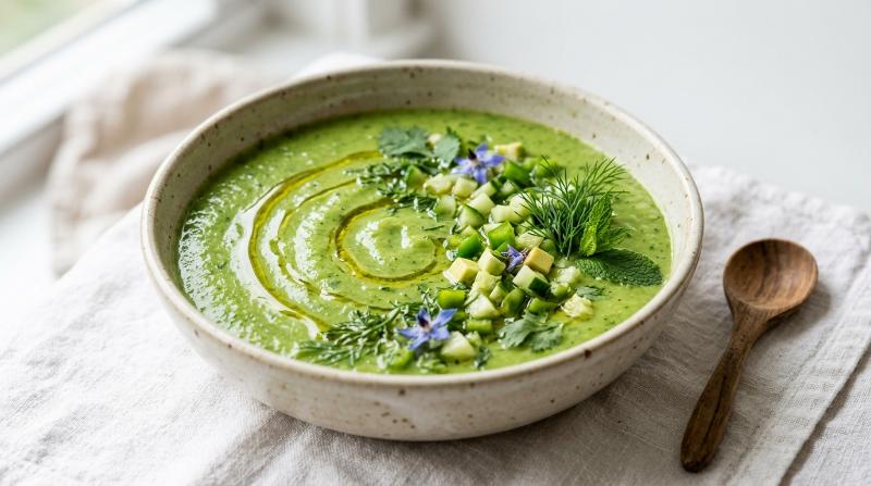 Gazpacho Verde: El Hermano Saludable del Gazpacho Clásico que Arrasa en las Redes este Verano