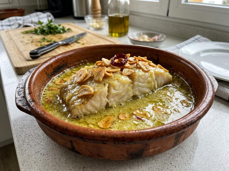 Bacalao al Pil-Pil Vasco con Salsa Emulsionada
