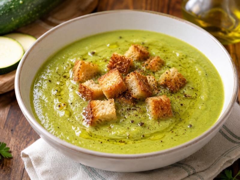 Crema de calabacín con Thermomix