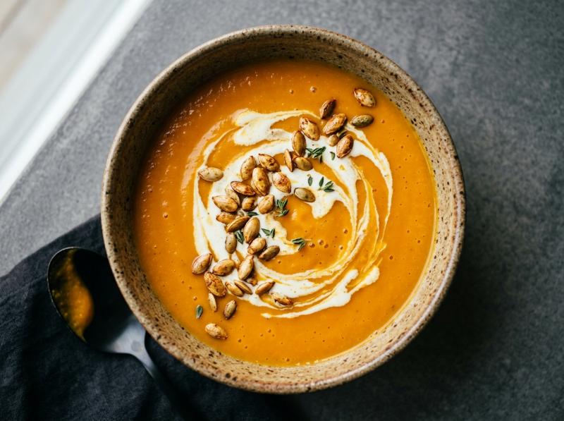 Crema de Calabaza Asada y Zanahoria en Thermomix (Suave, Dulce y Sedosa)