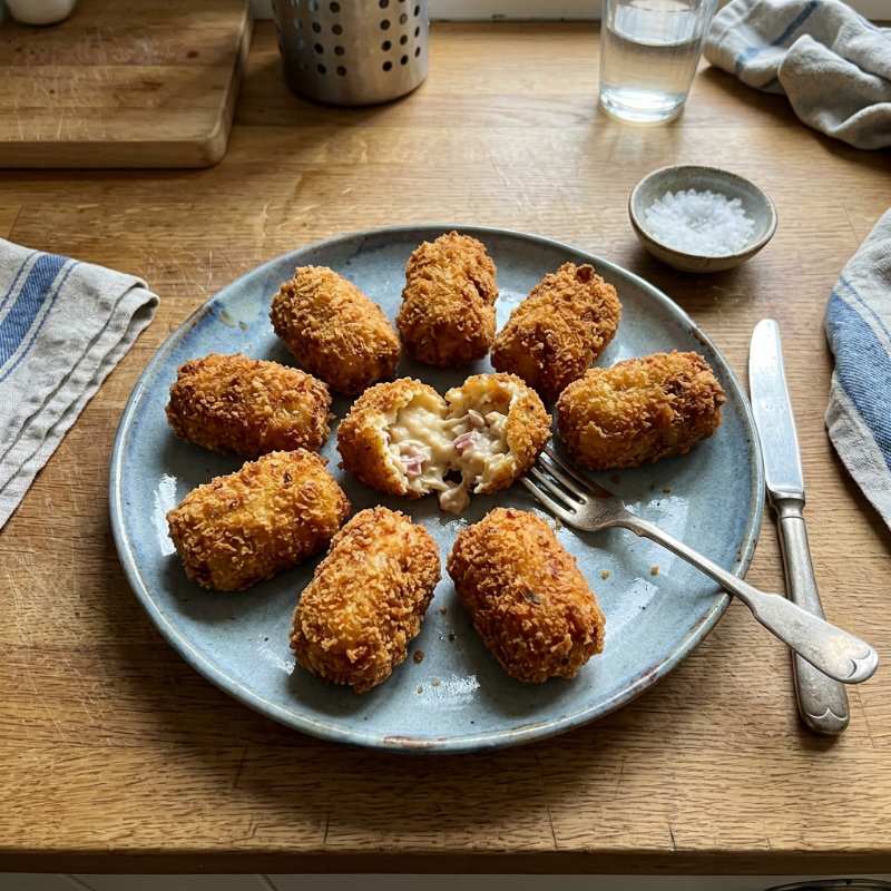 Croquetas de Boletus y Parmesano en Thermomix Cremosas