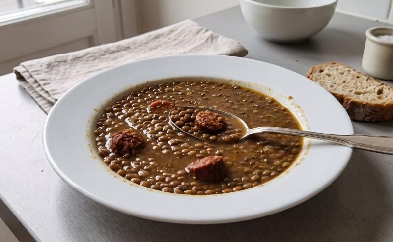Lentejas de la Abuela con Chorizo y Verduras