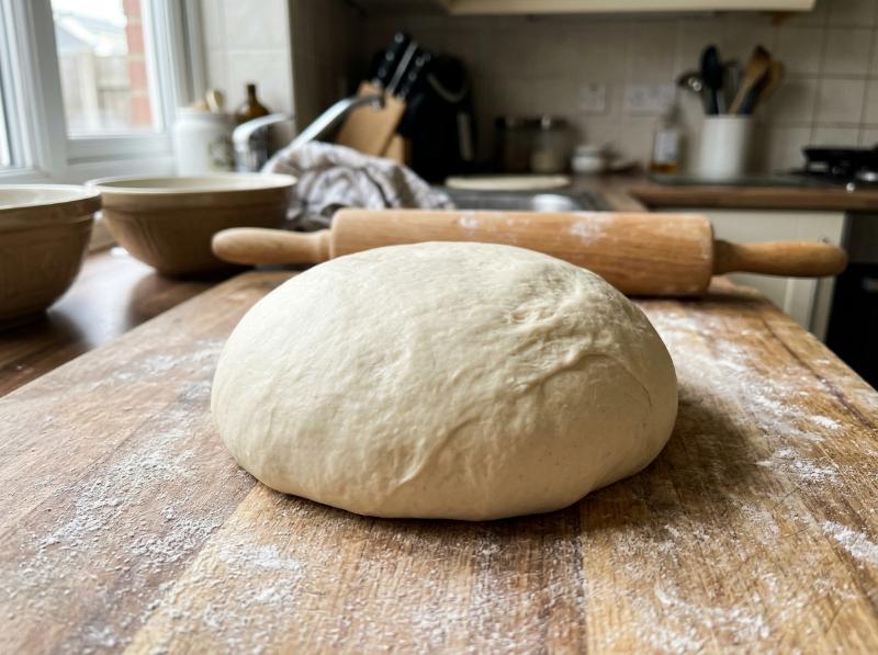 Masa de Pizza Rápida Sin Levadura en 10 Minutos Crujiente