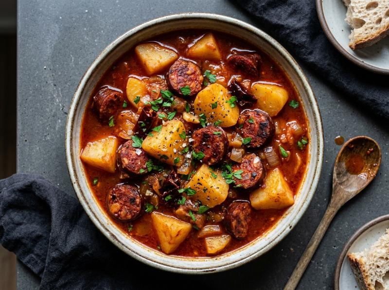 Patatas a la Riojana Tradicionales en Thermomix (Guiso Meloso y Reconfortante)