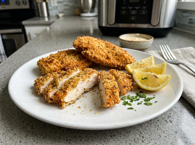 Pechuga de Pollo Rebozada Ultra Crujiente en Airfryer