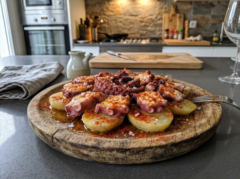 Pulpo a la Gallega con Patatas y Pimentón