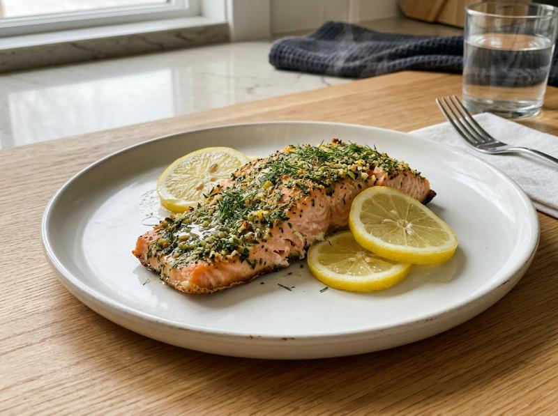 Salmón Jugoso y Tierno en Airfryer en 10 Minutos