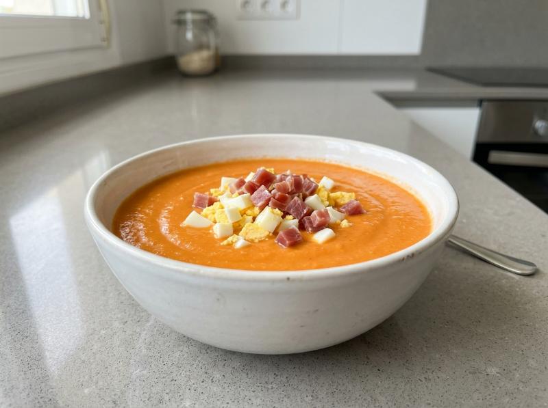 Salmorejo Cordobés Tradicional y Cremoso en Thermomix