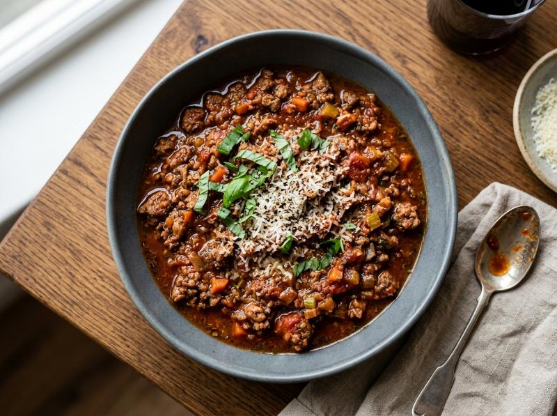 Salsa Boloñesa Casera en Thermomix (El Ragù Italiano Lento, Denso y Concentrado)