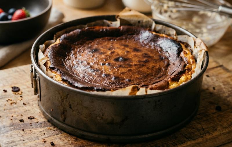 Tarta de Queso Estilo La Viña
