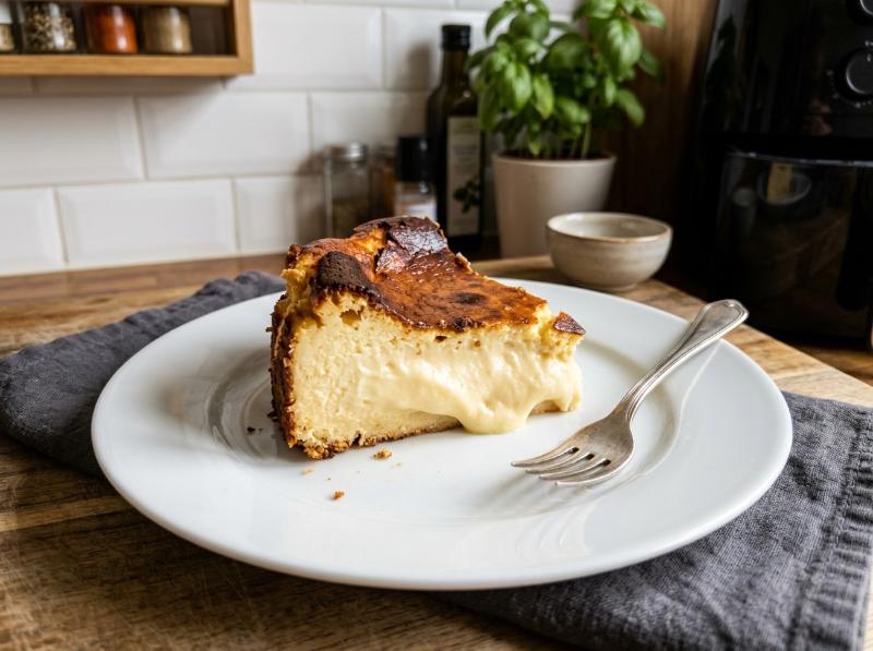 Tarta de Queso La Viña Cremosa y Fácil en Airfryer