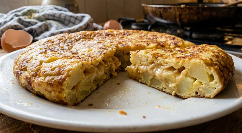 Tortilla de patatas tradicional