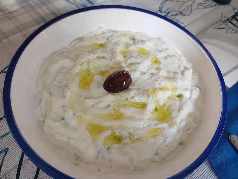 Tzatziki tradicional griego en Thermomix